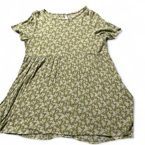 Floral Green Women's Blouse